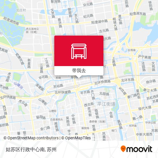 姑苏区行政中心南地图