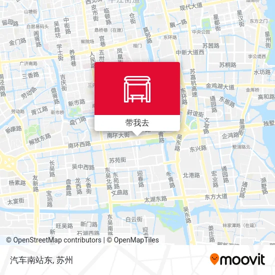 汽车南站东地图