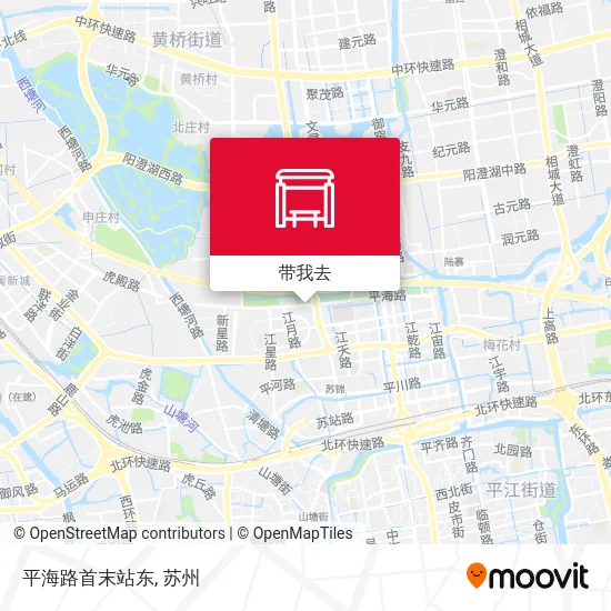 平海路首末站东地图