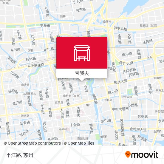 平江路地图