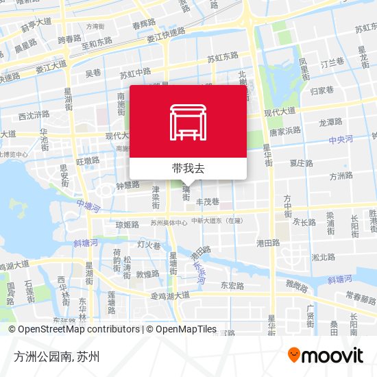 方洲公园南地图