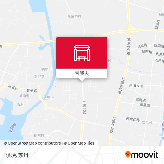 谈埂地图