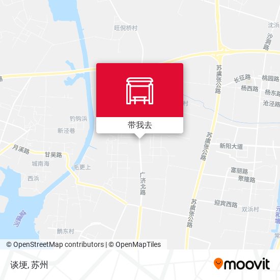 谈埂地图