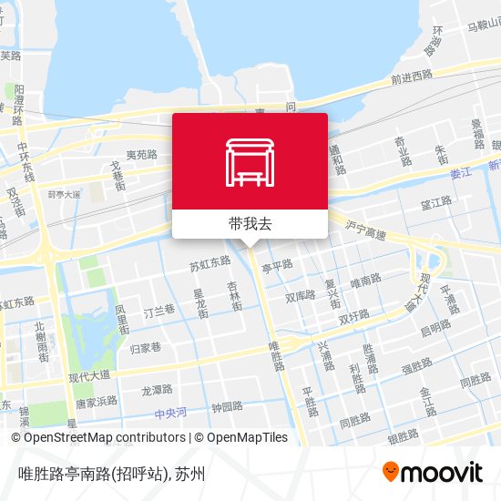 唯胜路亭南路(招呼站)地图