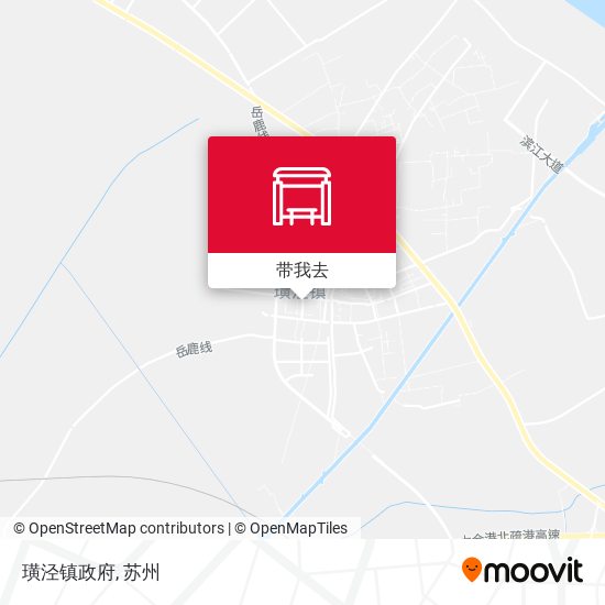 璜泾镇政府地图