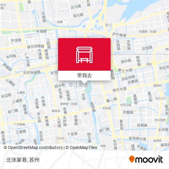 北张家巷地图