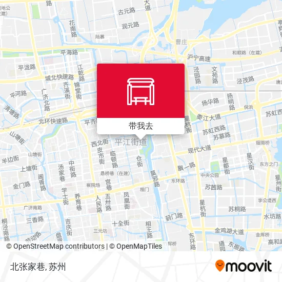 北张家巷地图