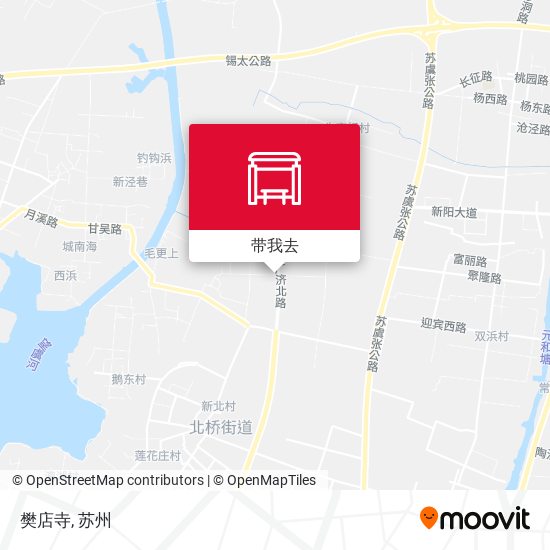 樊店寺地图