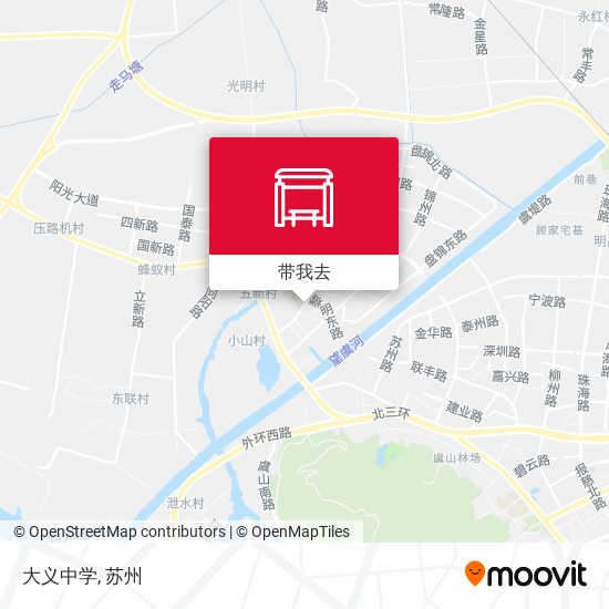 大义中学地图