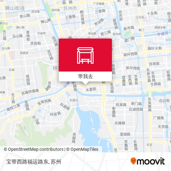 宝带西路福运路东地图
