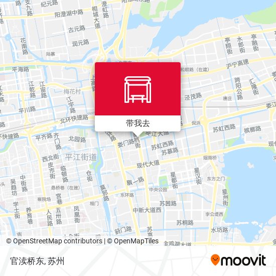 官渎桥东地图