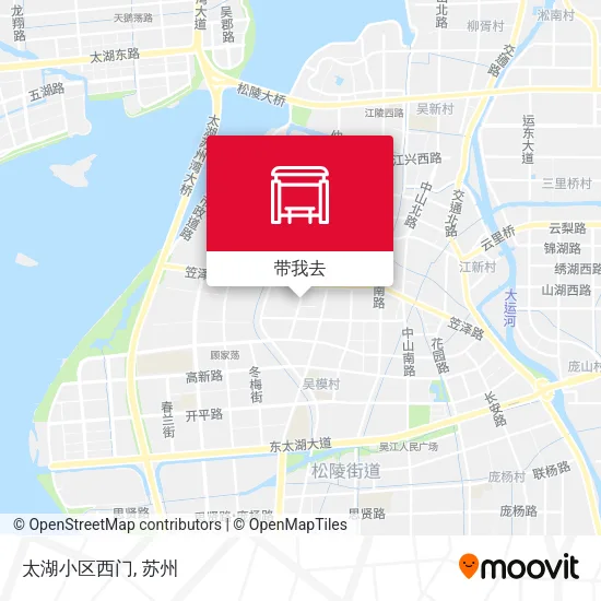 太湖小区西门地图