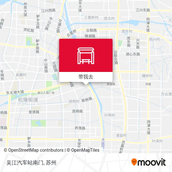 吴江汽车站南门地图