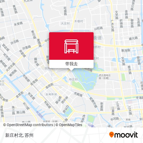 新庄村北地图