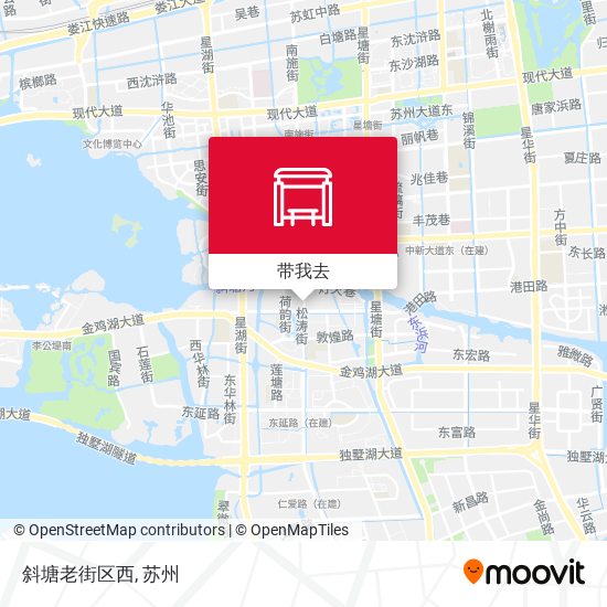 斜塘老街区西地图