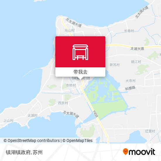 镇湖镇政府地图