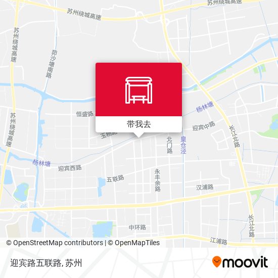 迎宾路五联路地图