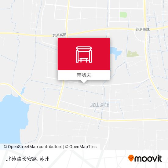 北苑路长安路地图