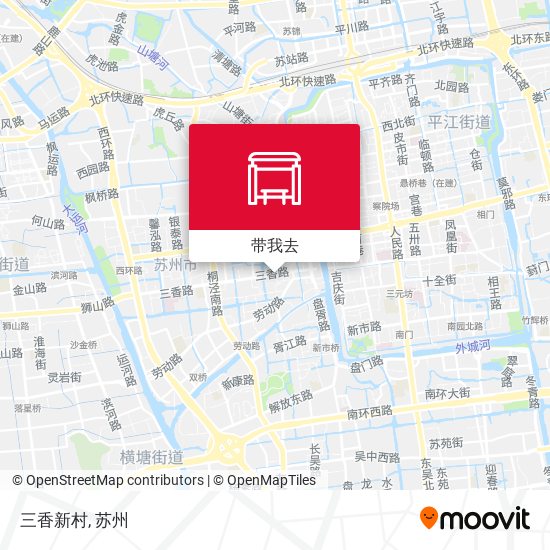 三香新村地图