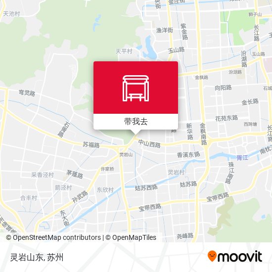 灵岩山东地图
