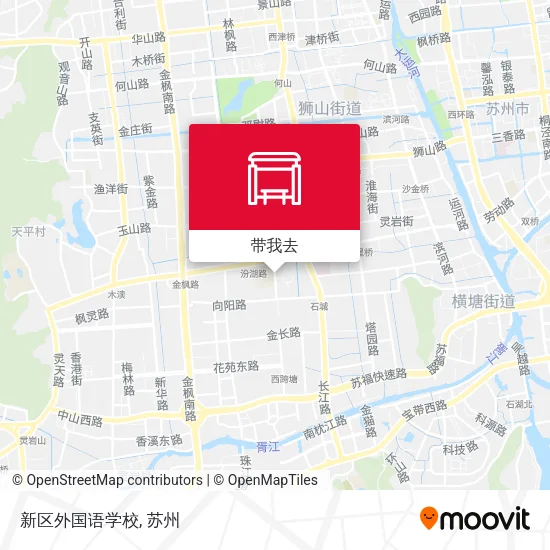 新区外国语学校地图