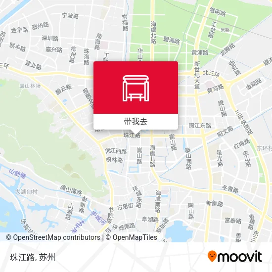 珠江路地图