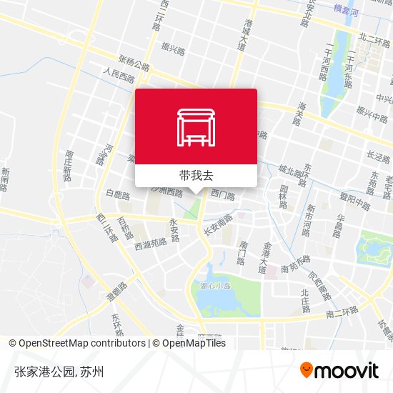 张家港公园地图