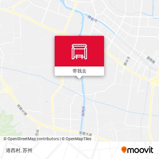 港西村地图