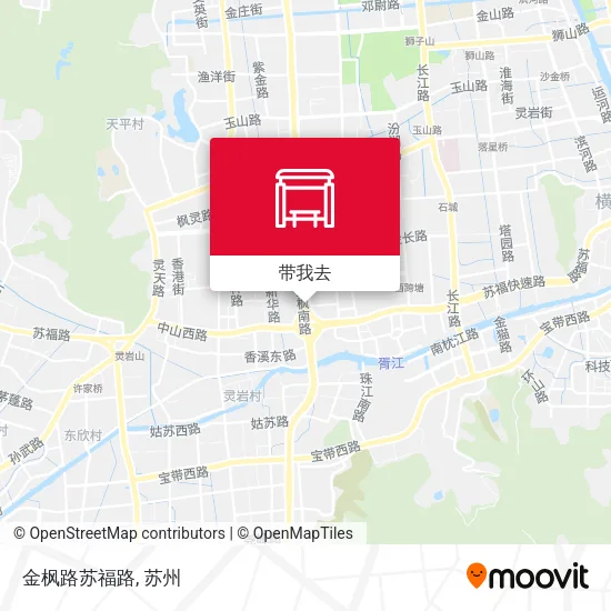 金枫路苏福路地图