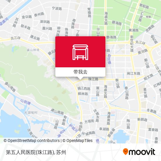 第五人民医院(珠江路)地图