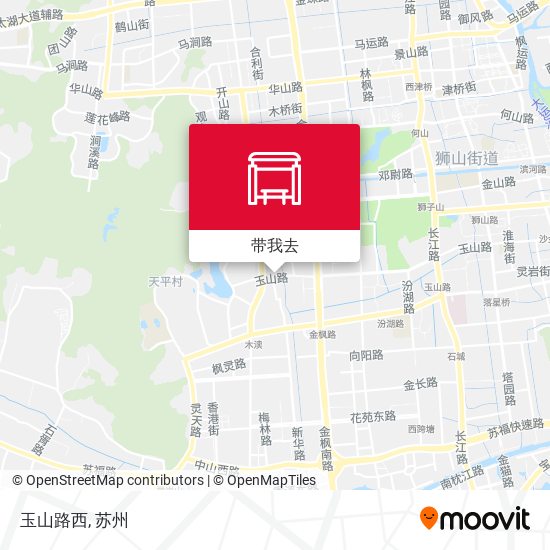 玉山路西地图