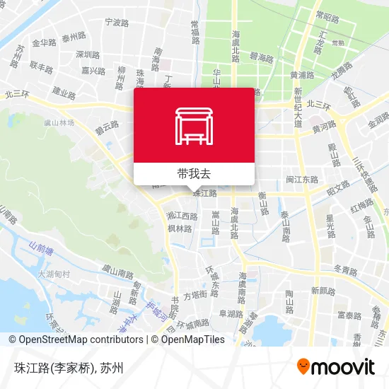 珠江路(李家桥)地图