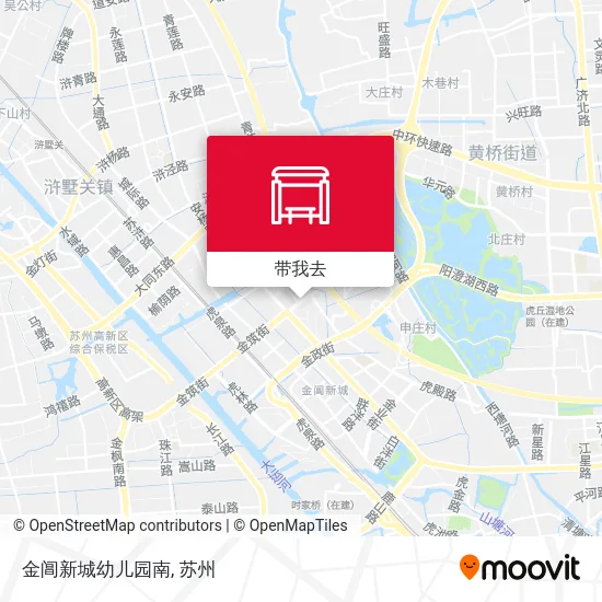 金阊新城幼儿园南地图