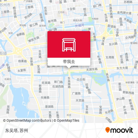 东吴塔地图