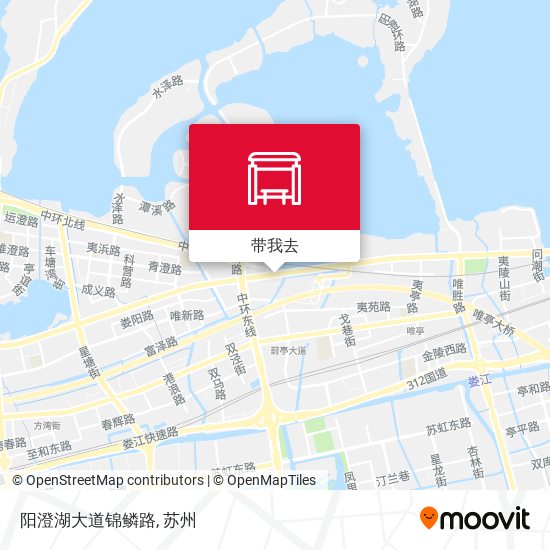 阳澄湖大道锦鳞路地图