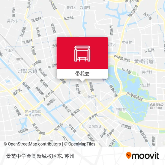 景范中学金阊新城校区东地图