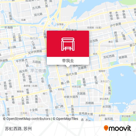 苏虹西路地图