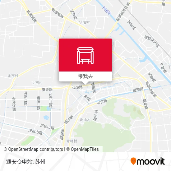 通安变电站地图