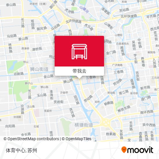 体育中心地图