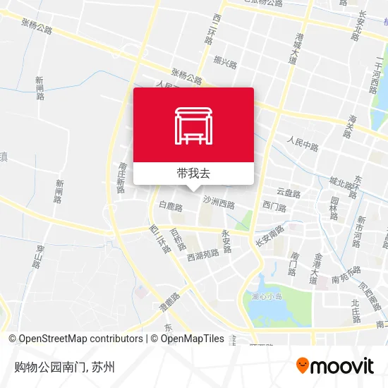 购物公园南门地图