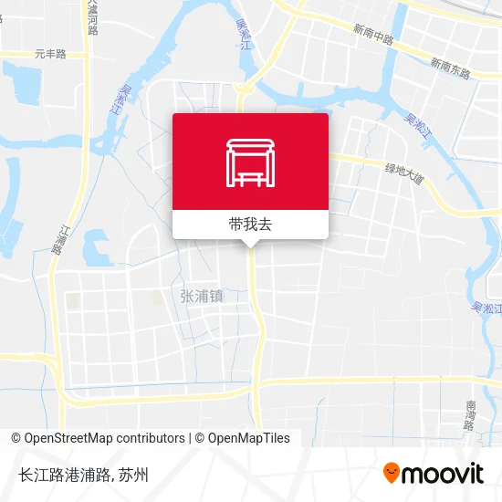 长江路港浦路地图