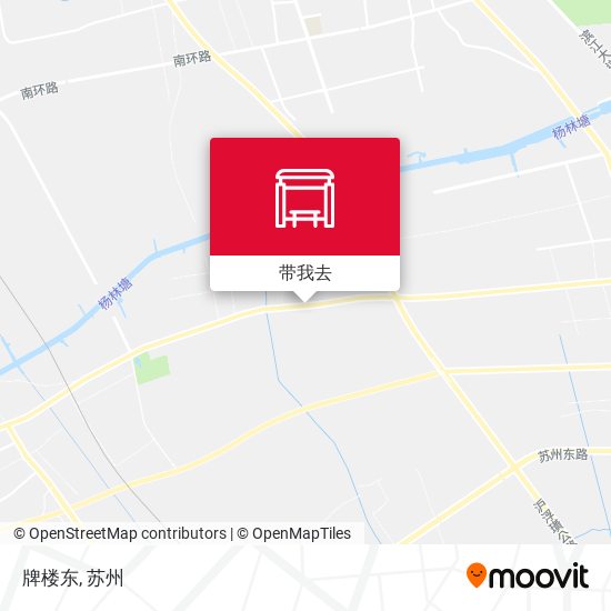 牌楼东地图
