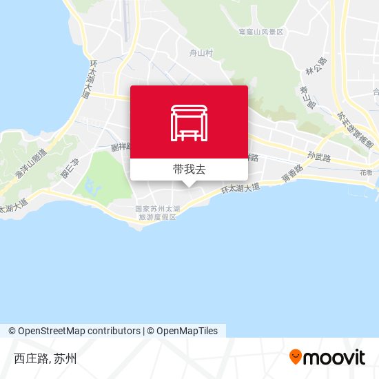 西庄路地图