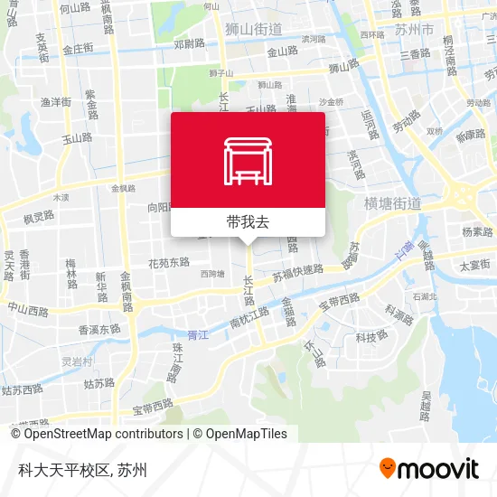 科大天平校区地图