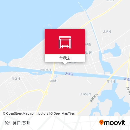 轮牛路口地图