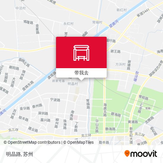 明晶路地图
