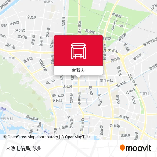 常熟电信局地图