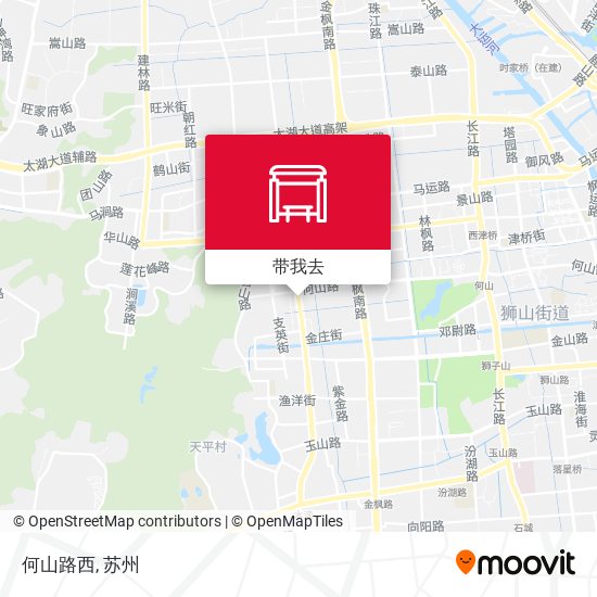 何山路西地图