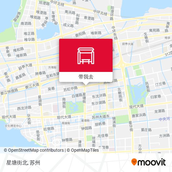 星塘街北地图