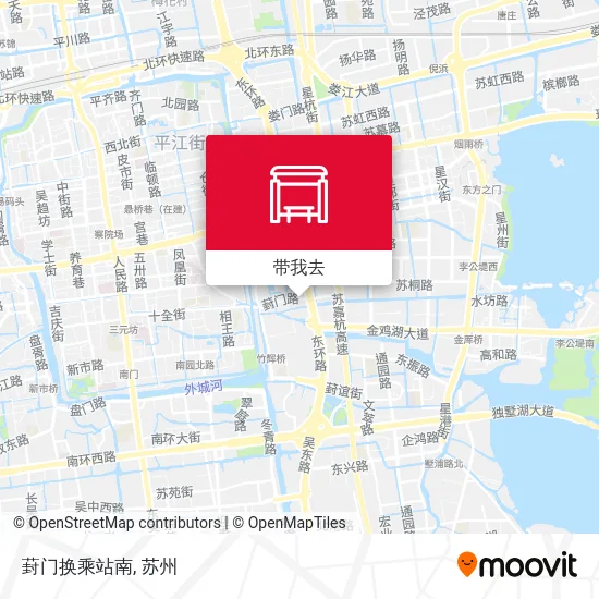 葑门换乘站南地图